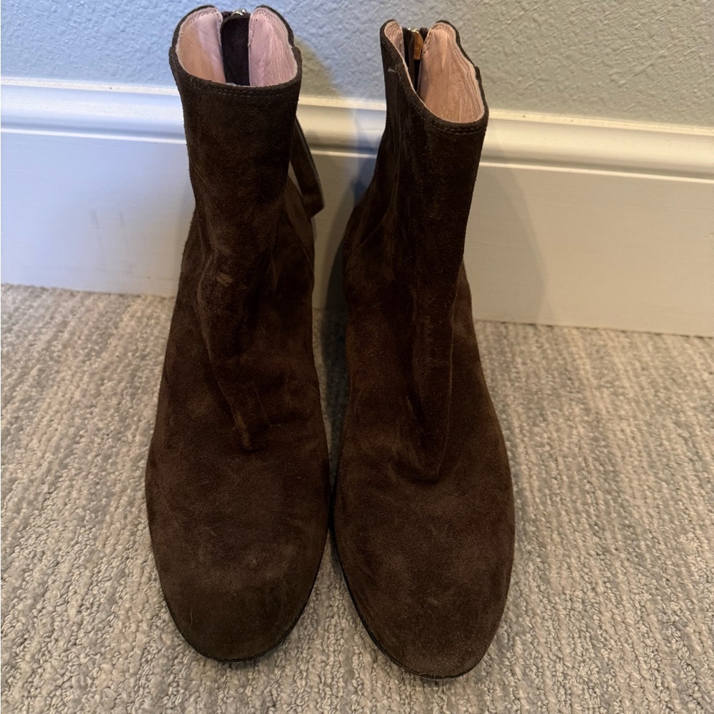 AGL Brown Suede Ankle Boots